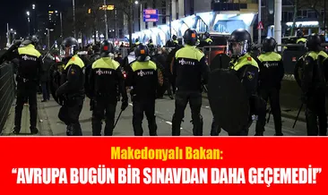 Makedonyalı bakandan Hollanda’ya tepki