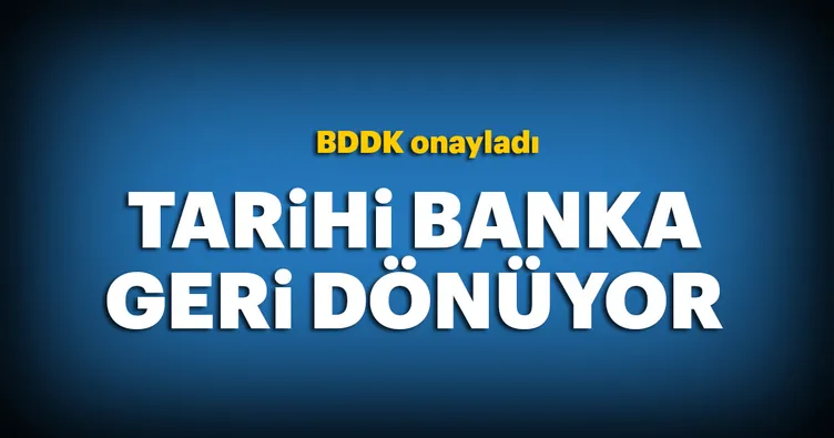 Son dakika: Emlak Bankası geri döndü