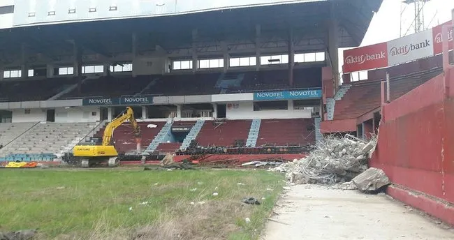 Avni Aker Stadyumu Na Ilk Kepce Vuruldu Son Dakika Spor Haberleri