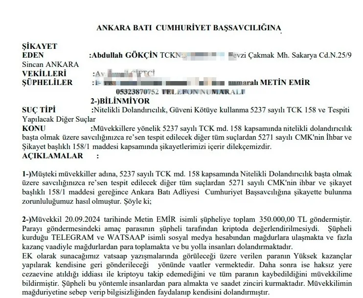 Telegram yoluyla milyonluk vurgun! Yüksek kar vaadiyle yüzlerce kişiyi dolandırdı