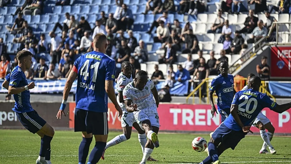 Kasımpaşa – TÜMOSAN Konyaspor maçında kazanan yok!