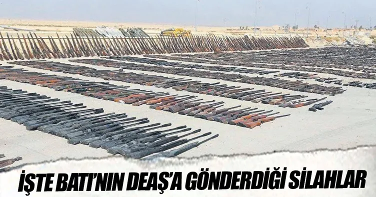 İşte Batı’nın DEAŞ’a gönderdiği silahlar!
