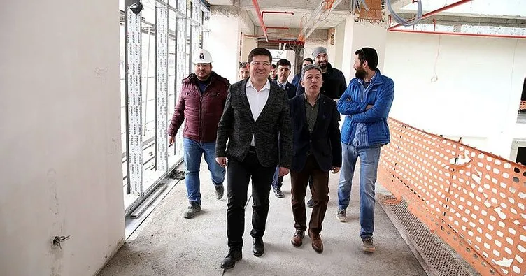 Başkan Subaşıoğlu, ödüllü projenin inşaatını inceledi