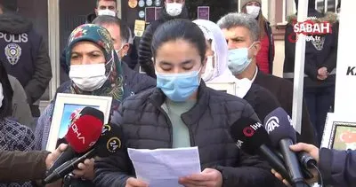 Diyarbakır’da HDP İl Binası önünde bekleyen Tuğba’dan PKK’lı teröristlerin kaçırdığı ağabeyine duygulandıran mektup | Video