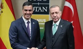 Başkan Erdoğan Sanchez ile görüştü
