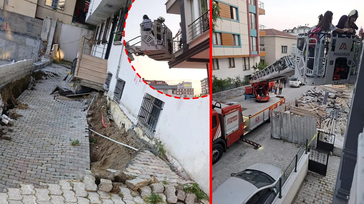 Küçükçekmece’de ekipler alarma geçti! 5 katlı binanın giriş katı çöktü: 29 kişi tahliye edildi! Küçükçekmece’de ekipler alarma geçti! 5 katlı binanın giriş katı çöktü: 29 kişi tahliye edildi!