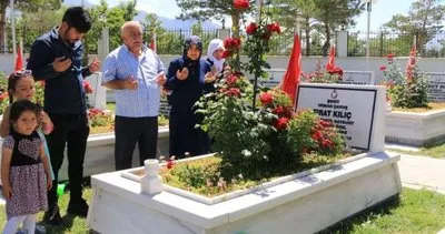 Kurban Bayramı arifesinde şehitliklerde hüzün yaşandı #erzincan