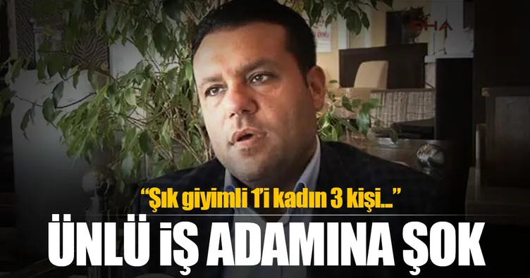 Ünlü işadamı Dinçer Azaphan’a hırsız şoku