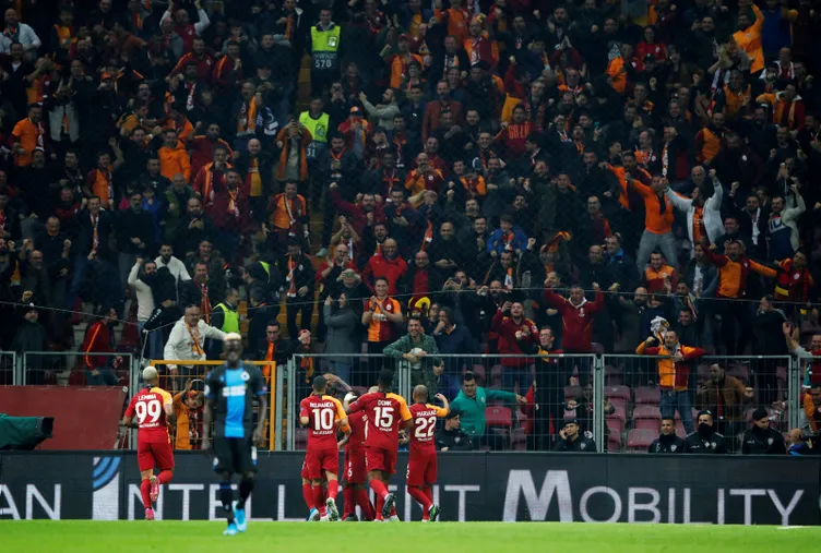 Galatasaray - Club Brugge maçından kareler