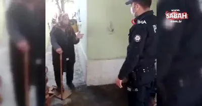 Erzincan’da polisten gözleri yaşartan hareket! Kimsesiz Bergüzar Nine’nin kışlık yakacağını böyle taşıdılar | Video