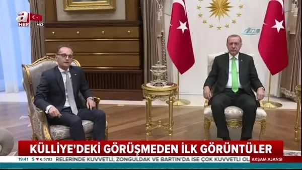 Başkan Erdoğan, Almanya Dışişleri Bakanını kabul etti