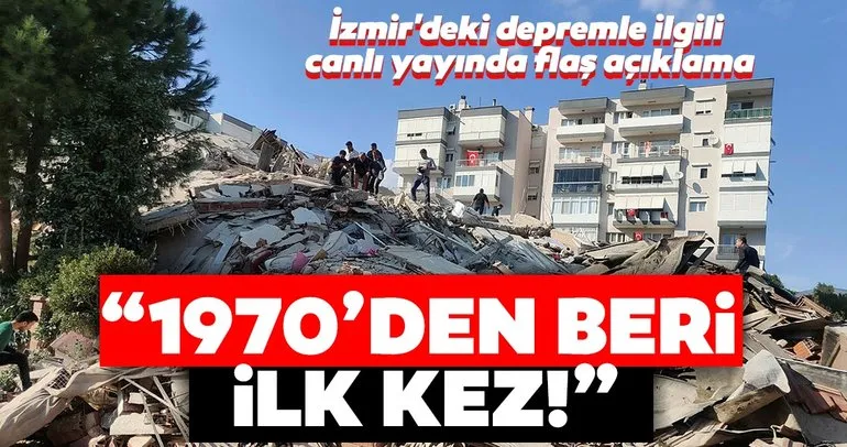 Son dakika: İzmir Seferihisar depremiyle ilgili canlı yayında flaş açıklama! 1970 yılından beri ilk kez...