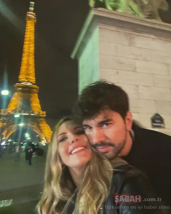 Taze anne-baba Eda Ece ile Buğrahan Tuncer’in romantik Paris tatilinden yeni kareler geldi!