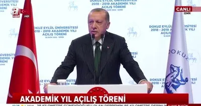 Cumhurbaşkanı Erdoğan, Akademik Yıl Açılış Töreni’nde önemli açıklamalarda bulundu