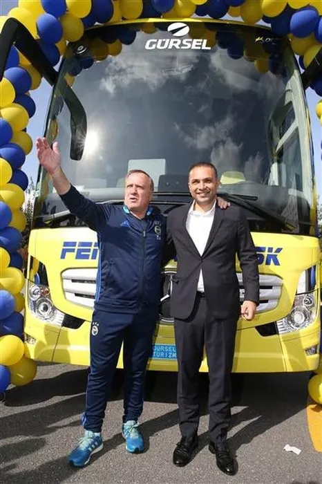 Fenerbahçe’nin otobüsünde dikkat çeken detay