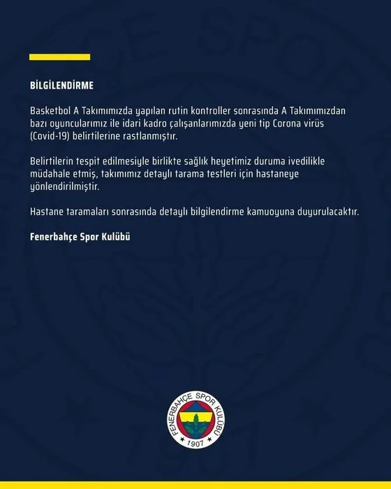 Spor camiasından Fenerbahçe Beko için destek yağmuru! İşte o mesajlar