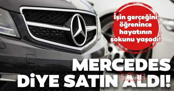 Mercedes araba şoke etti! Gerçeği öğrendiği zaman ne yapacağını şaşırdı
