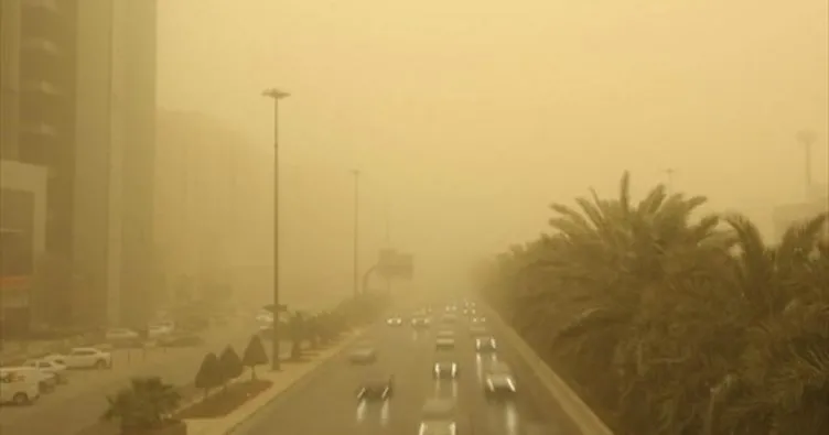 Suudi Arabistan’da kum fırtınası