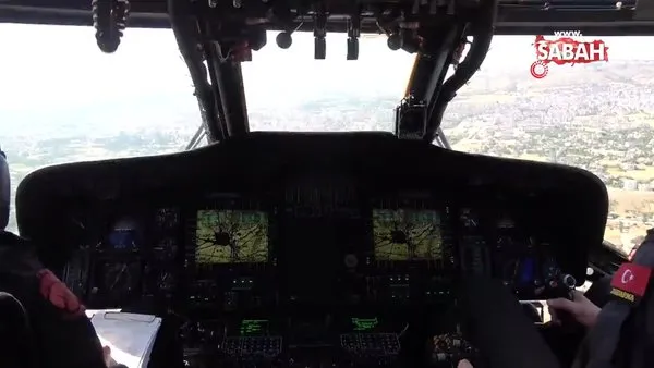 Elazığ’da bayram tatili dönüşü helikopter destekli trafik denetimi | Video