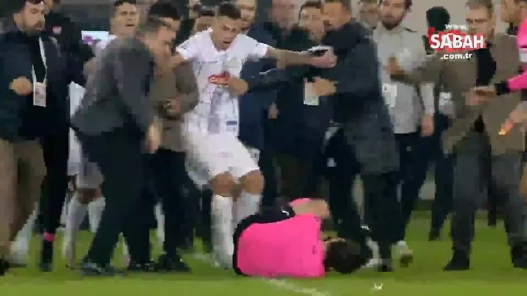 Ankaragücü Kulübü Başkanı Faruk Koca hakem Halil Umut Meler'e saldırdı