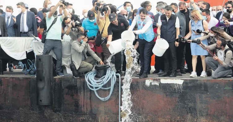 İlk 20 metrede müsilaj kalmadı
