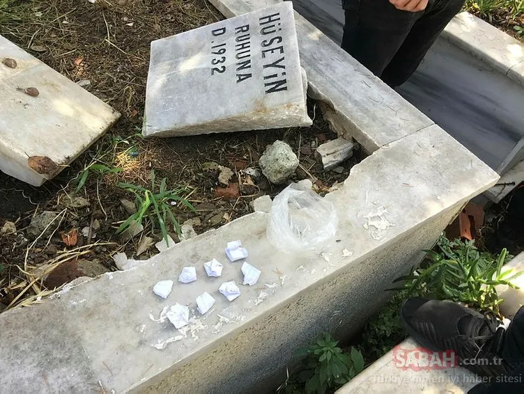 İstanbul’da mezarlıkta narkotik polisini şoke eden görüntü!