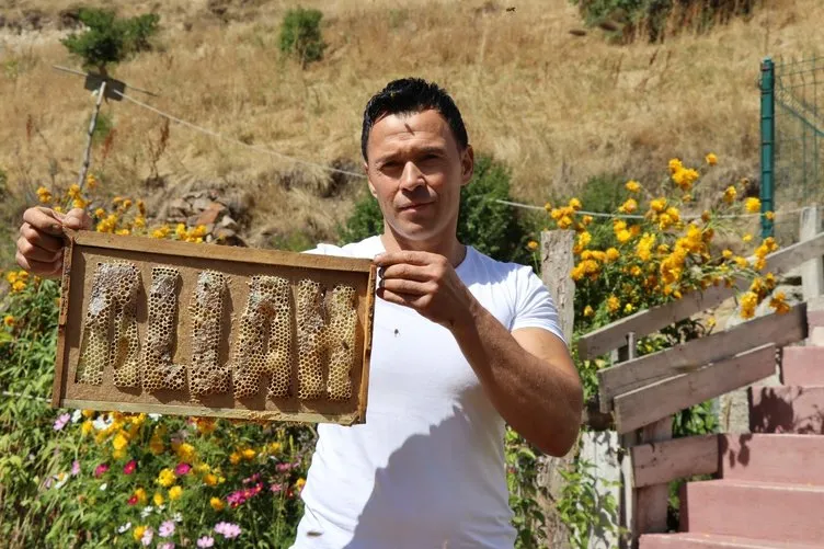 Bu arılar okuma yazma biliyor: Erzurumlu üreticiden akıl almaz yöntem!
