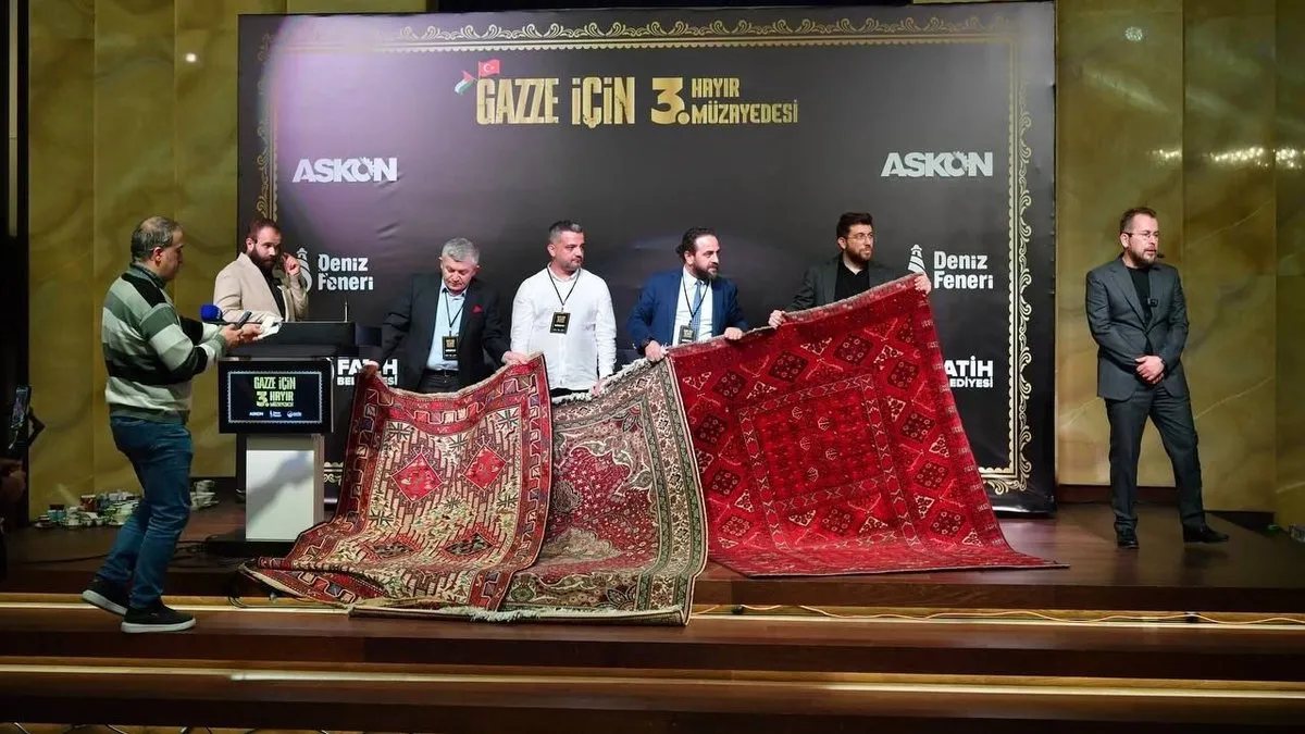 Fatih’te düzenlenen müzayedede sanat iyilikle buluştu: Tüm gelir Gazze’ye gönderilecek Fatih’te düzenlenen müzayedede sanat iyilikle buluştu: Tüm gelir Gazze’ye gönderilecek