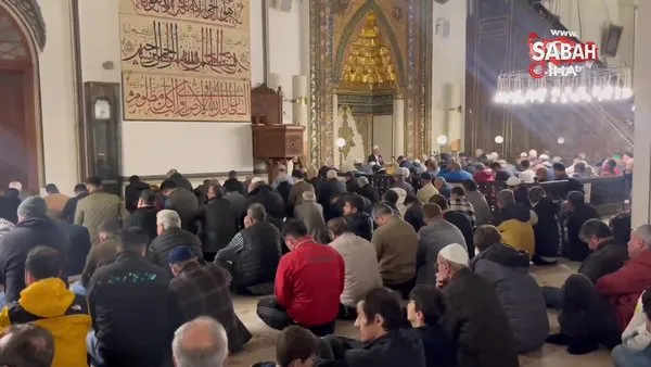 Bursa Ulu Cami'de fetih duası yapıldı | Video