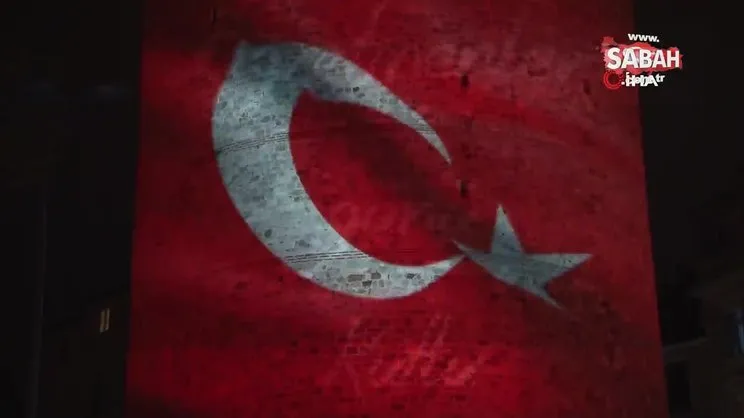 Galata Kulesi’nde 24 Kasım’a özel video mapping gösterisi | Video