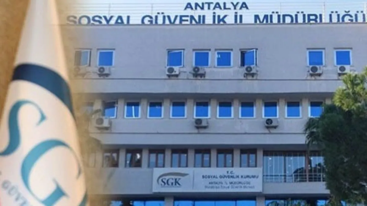 Antalya SGK İl Müdürü Mehmet Tanrıöver'in tutuklanmasına ilişkin haber görseli.
