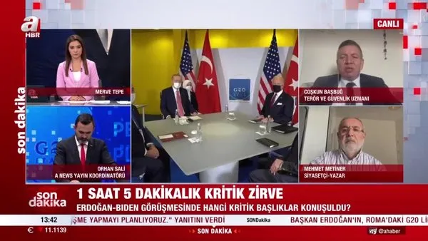 Son dakika: Erdoğan - Biden görüşmesi sona erdi