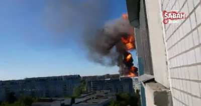 Rusya’da akaryakıt istasyonunda şiddetli patlama | Video