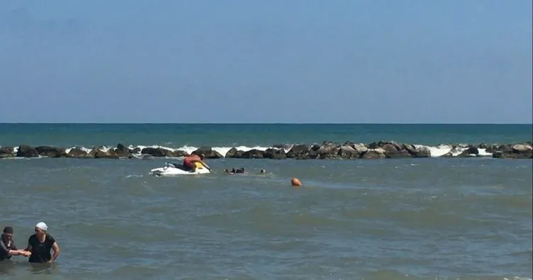 2 genç kızı boğulmaktan jetski ile kurtardılar