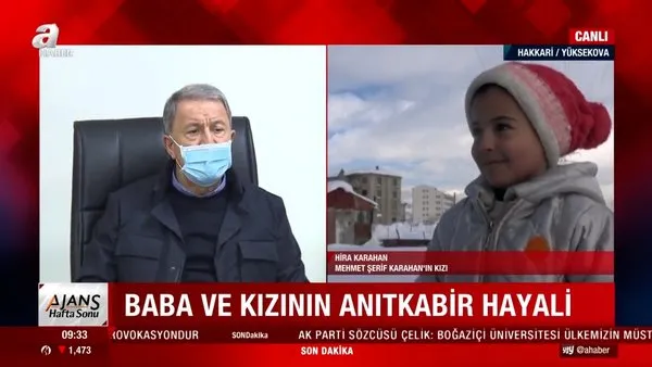 Bakan Akar, Anıtkabir'i görmek isteyen Hira'yı Ankara'ya davet etti | Video