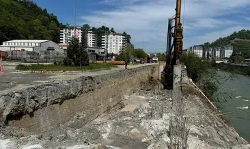 Of'un ulaşım altyapısına yeni proje: “Trafiği rahatlatacak Solaklı Yenimahalle köprüsü inşaatı başladı” #trabzon