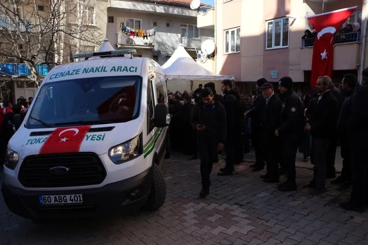 Tel Abyad şehidi teğmen Sinan Bilir, Tokat'ta son yolculuğa uğurlandı