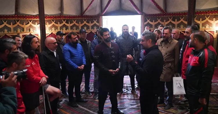 Ampute Milli Takımı, Dünya Kupası finali öncesi Kuruluş Osman setini ziyaret etti