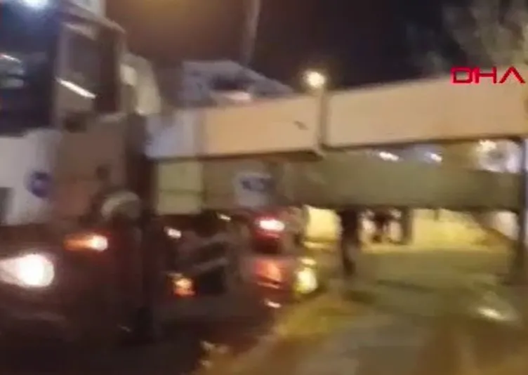 Yer İstanbul Pendik: Anne ve oğlunun üzerine harç döküldü!