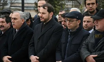 Hazine ve Maliye Bakanı Berat Albayrak, Prof. Dr. Nuri Aydın’ın annesinin cenazesine katıldı