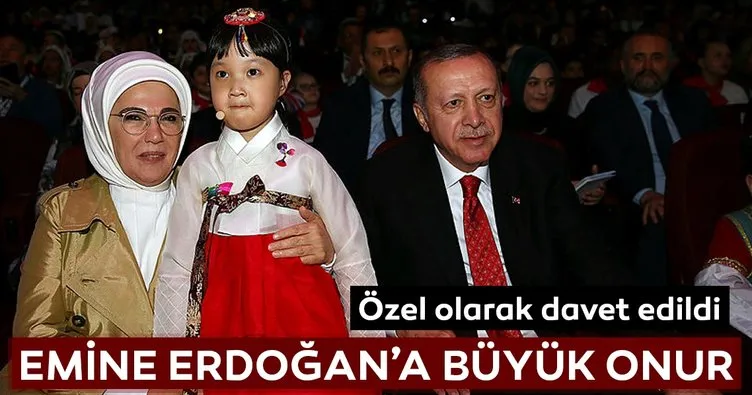 Emine Erdoğan Dünya Sağlık Örgütü’nün onur konuğu