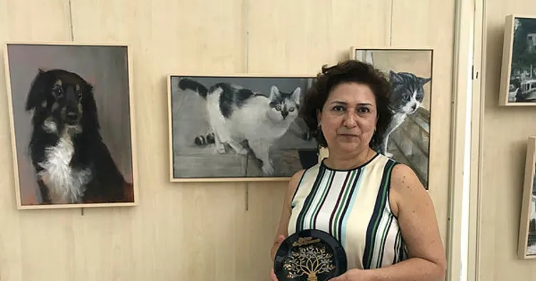 Sokak hayvanları için sanat sergisi