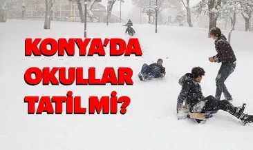 Konya’da yarın okullar tatil olacak mı? Konya Valiliği’nden kar tatili açıklaması geldi mi? 10 Ocak Perşembe