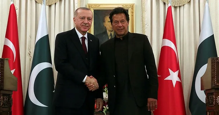 Başkan Erdoğan, Pakistan Başbakanı İmran Han tarafından, onuruna verilen yemeğe katıldı