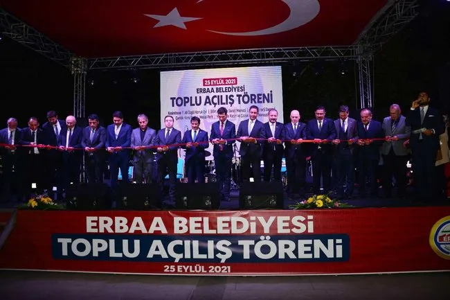 Erbaa’da 60 milyon TL’lik yatırımlar için toplu açılış töreni
