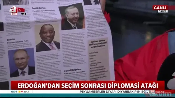 Başkan Erdoğan G-20 gazetesinde dünya liderleri arasında!