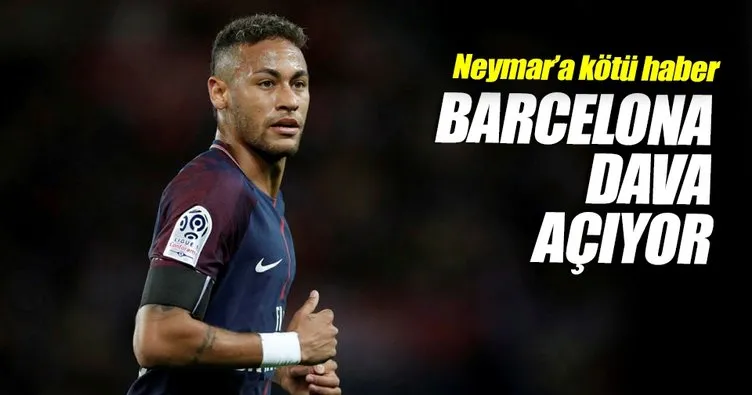 Barcelona, Neymar’a dava açıyor
