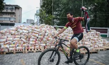 Brezilyalı Fred yoksul aileler için pedal çevirdi