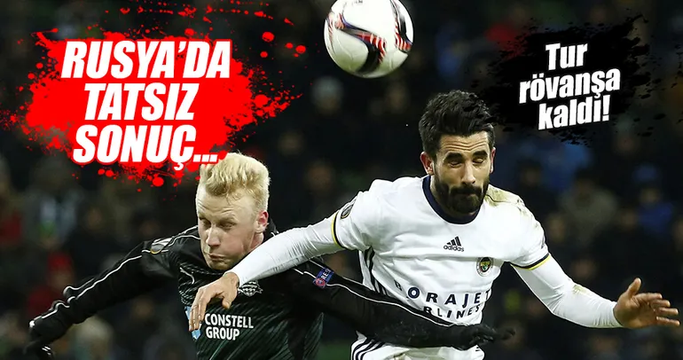Fenerbahçe turu rövanşa bıraktı!