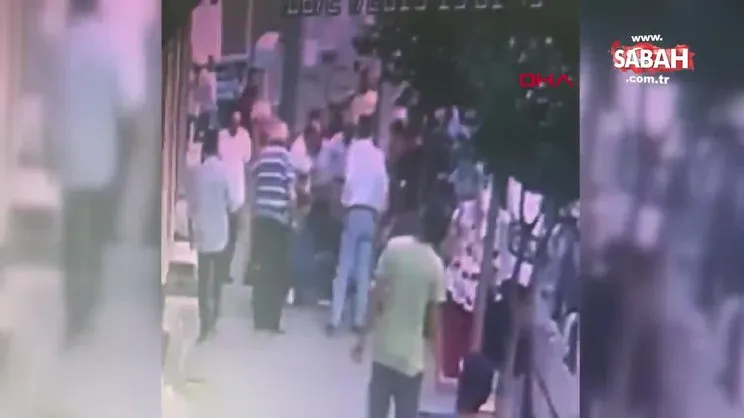 İstanbul'da 1,5 yaşındaki bebeğin 2. kattan düşme anı güvenlik kamerasında
